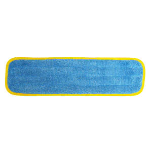 Hillyard, HD Microfiber Hook & Loop Mop, 24"W, Blue/Yellow