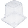 Sixth-size 6-inch-deep Super Pan® clear low-temperature plastic pan