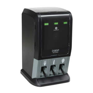 Dixie, Ultra Smartstock Series-T, Cutlery Mini Tri-Tower Dispenser, Black