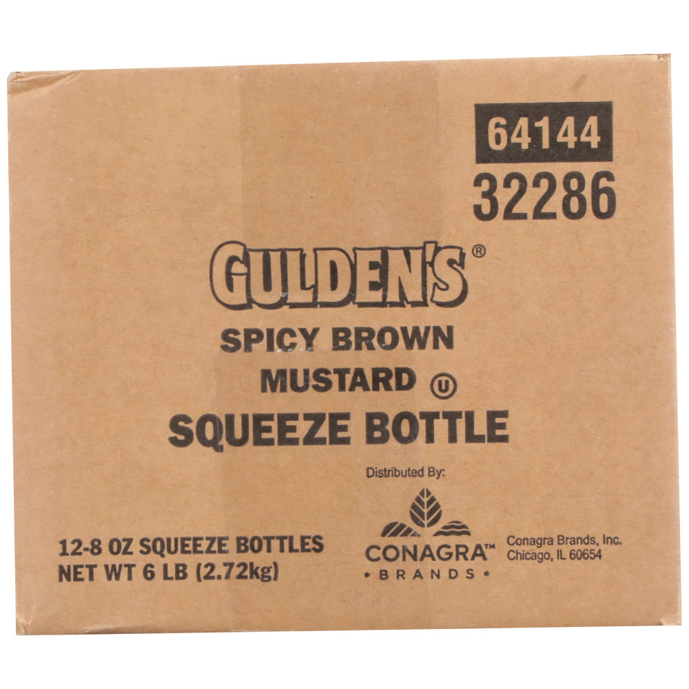 GULDEN'S SPICY BROWN MUSTARD 8 OZ Conagra Foodservice
