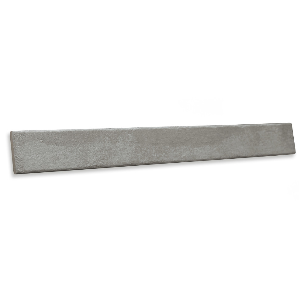 Tucson Dark Grey 1-7/8 in. x 17-3/4 in. Porcelain Floor and Wall Tile