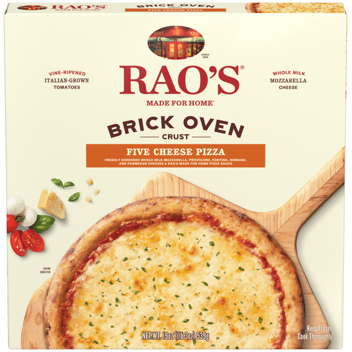 Five Cheese Frozen Pizza, 19 oz