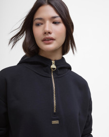 Felpa con cappuccio e zip corta Priya 