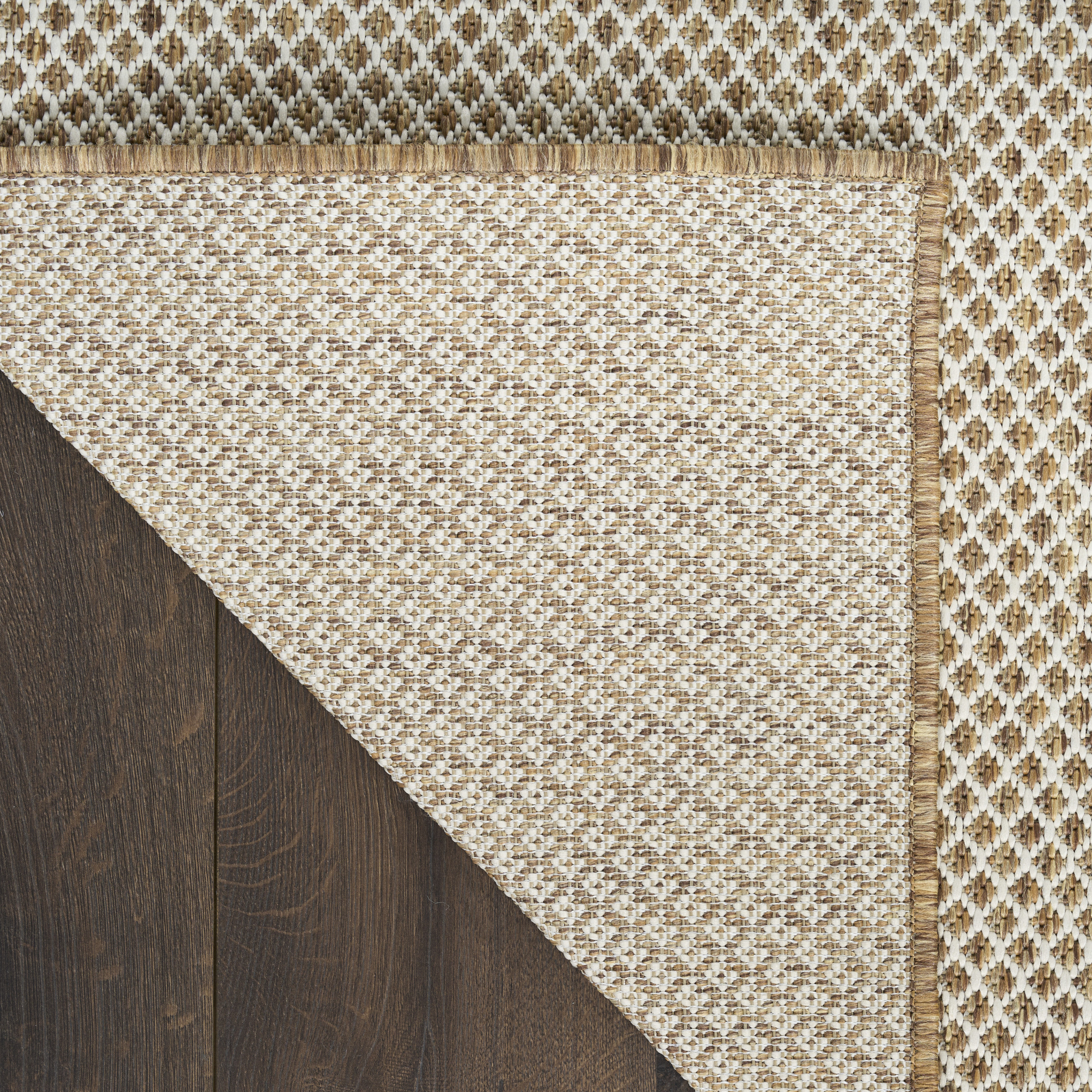 Nourison Courtyard 10' x 14' Jute Ivory Modern Rug