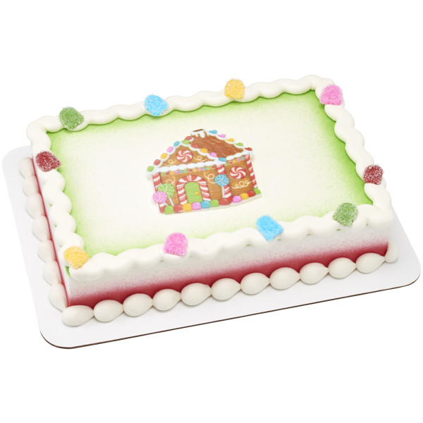 Gingerbread House and Man Layon