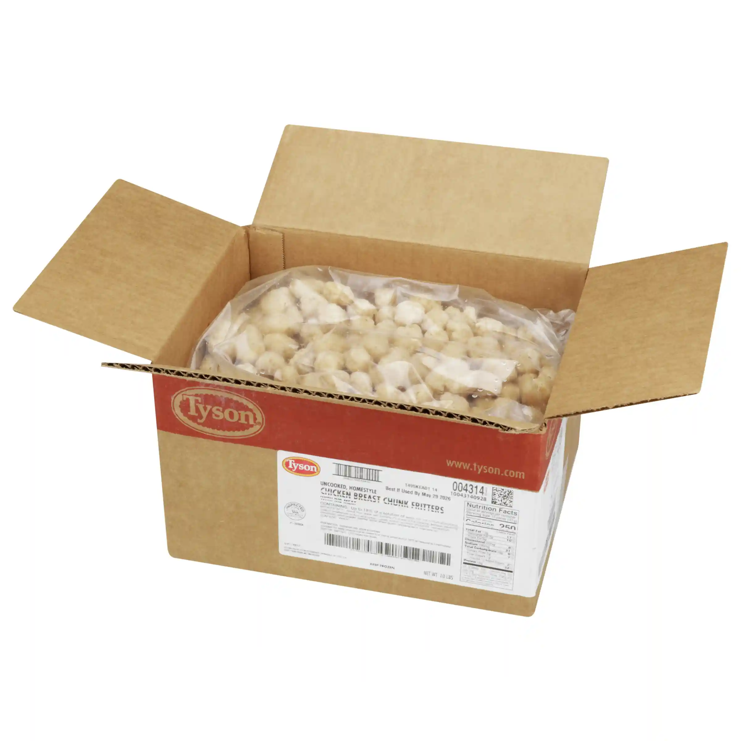 Tyson® Uncooked Homestyle Popcorn Chicken Bites® Chicken Chunks_image_4