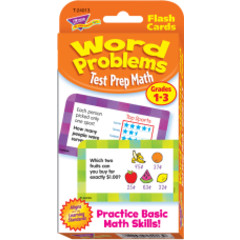 Word Problems Test Prep Math, Grades 1-3 Challenge Cards&reg;