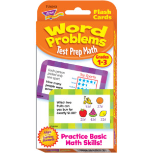 Word Problems Test Prep Math, Grades 1-3 Challenge Cards&reg;