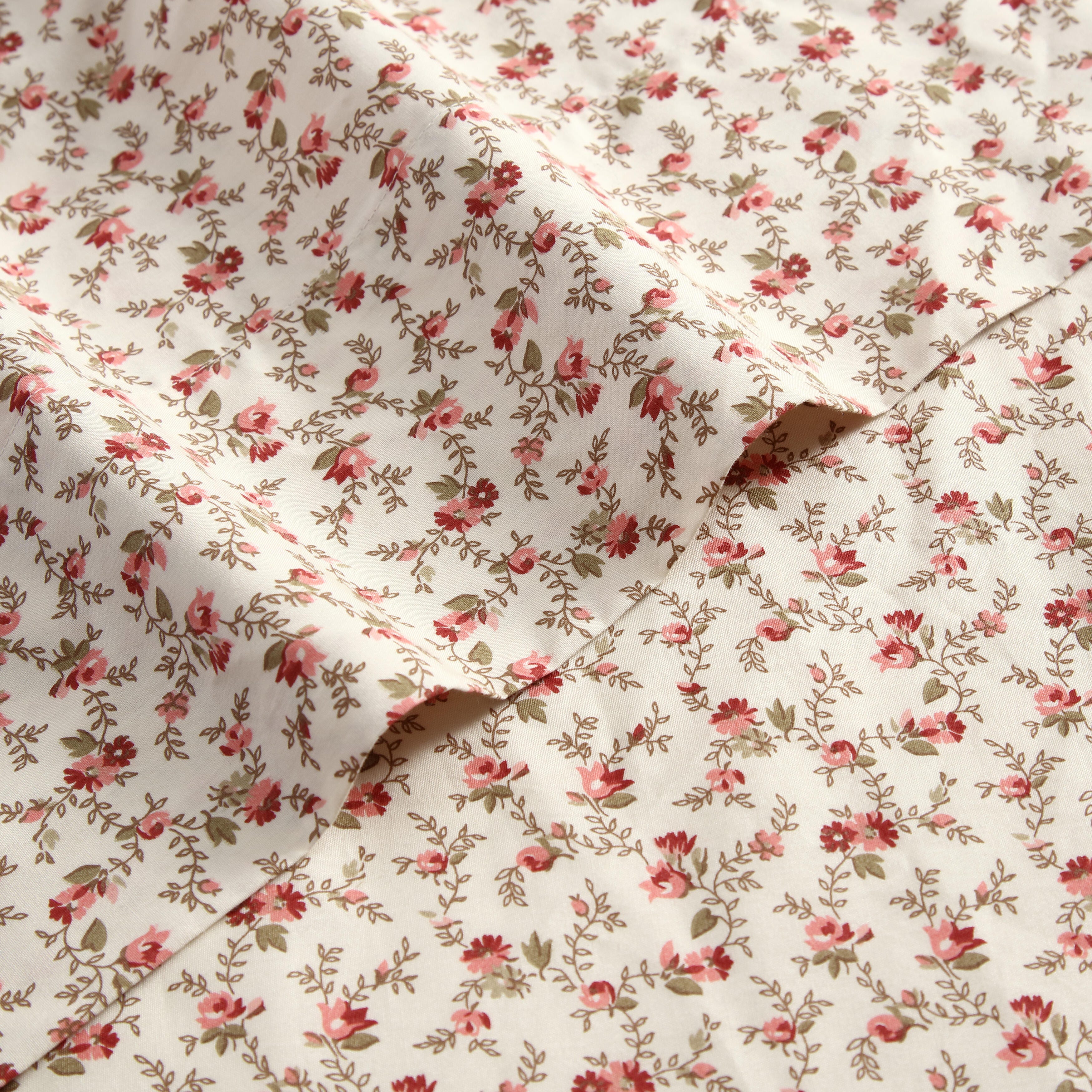 Laura Ashley Toile Delight Cotton Green Sheet Set - Picture 9 of 13
