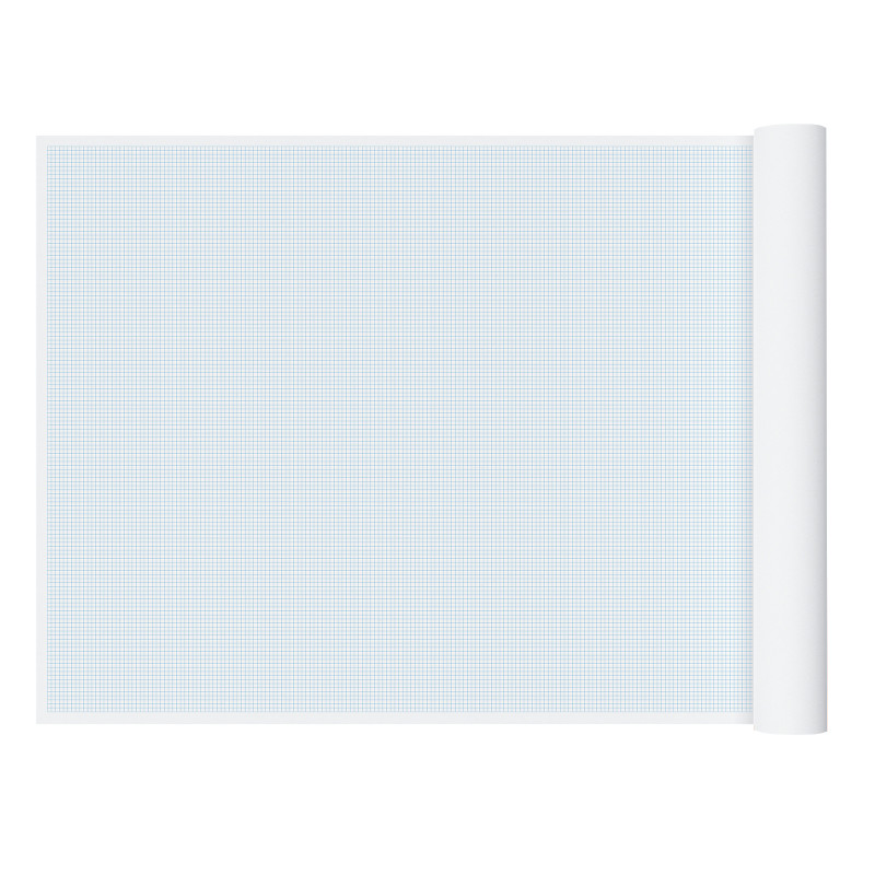 1/4" Graph Paper Roll, 36" x 120", Blue