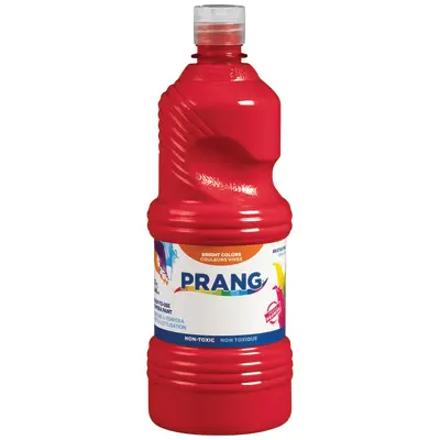 Prang Ready-to-Use Tempera Paint, Red, 32 Oz., 1 Count