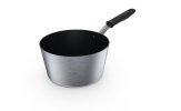 8 ½-quart Wear-Ever® tapered aluminum saucepan with SteelCoat x3™ nonstick coating and silicone handle