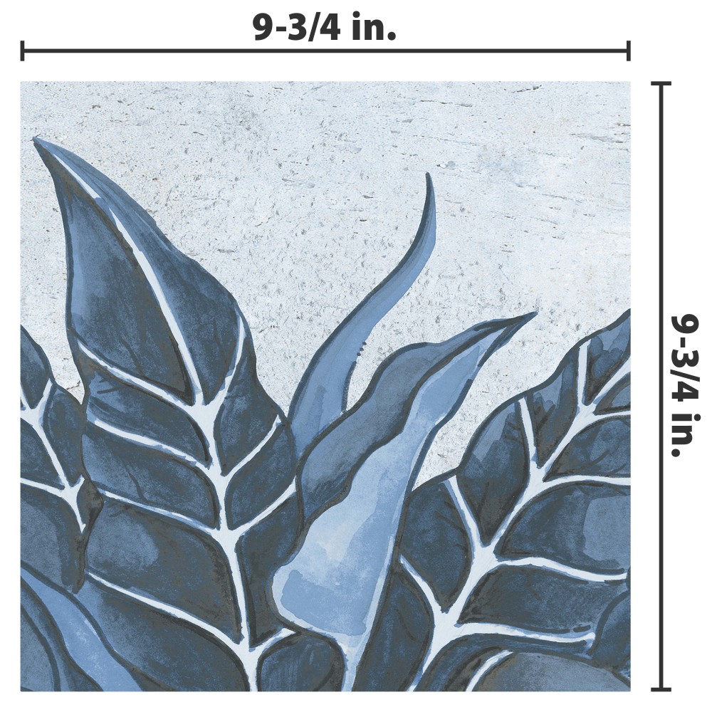 Sample – Nusa Botanic Sapphire Porcelain Floor and Wall Tile