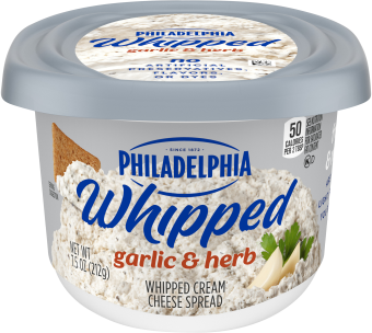 Philadelphia Whipped Garlic & Herb Cream Cheese, 7.5 Oz