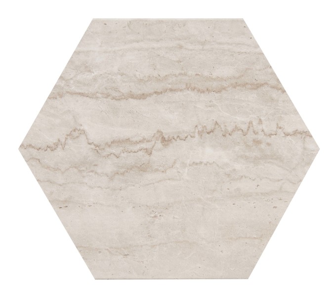Mythique Marble Botticino 8×9 Hexagon Field Tile Matte Rectified