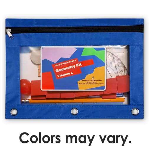 Learn Math Fast Volume 4 Geometry Kit