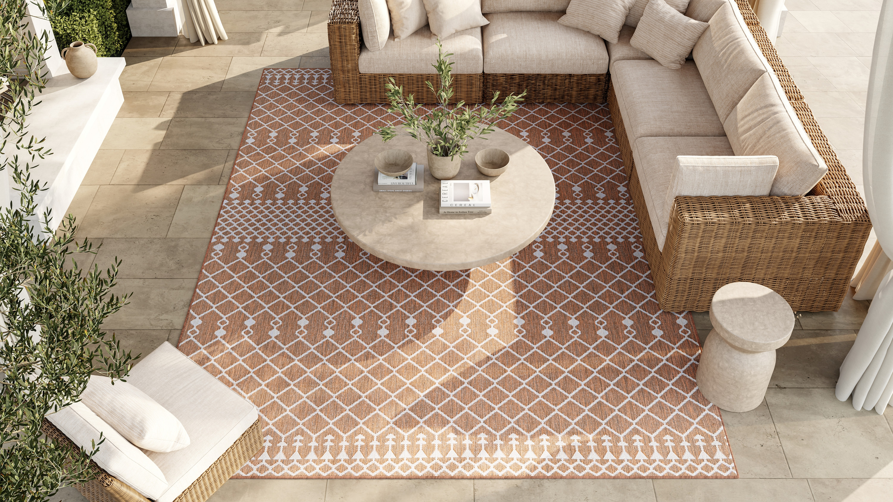 Nourison Positano 8' x 10' Jute Modern Rug