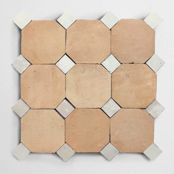 zio & sons + clé | natural octagon + weathered white bouchon (unmounted bundle)