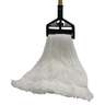 Hillyard, Reflections Nylon Looped-End Finish Mop Head with 1.25" Headband, Medium, White