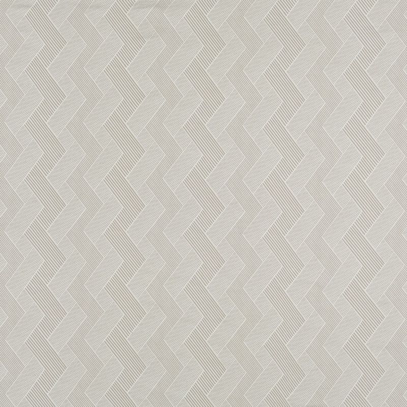 Textured chevron wallpaper with narrow diagonal striping, forming repeating zigzag bands; lying flat and uniform across a neutral beige wall, evenly lit with no visible furnishings or windows.