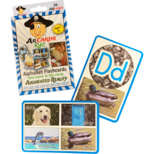 AR Cards XYZ, Augmented Reality Alphabet Flashcards