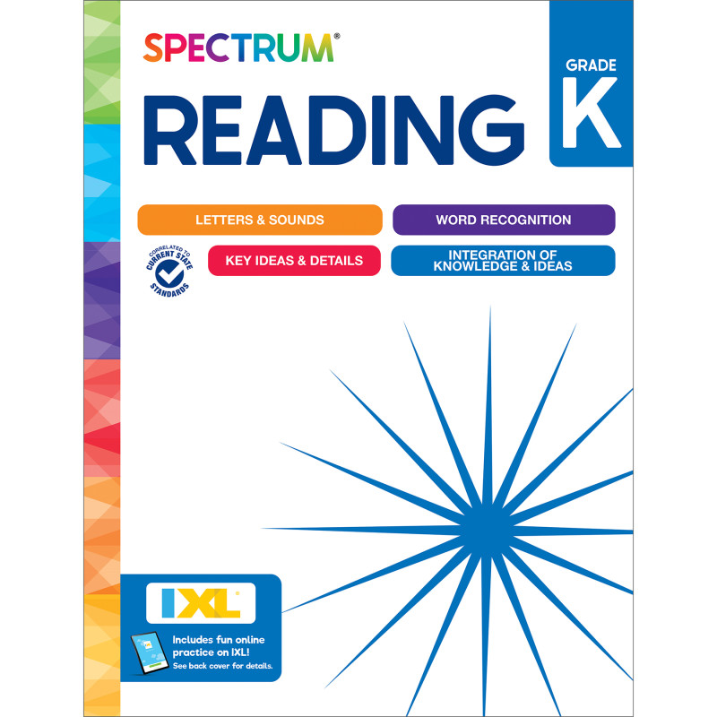 Spectrum Reading Workbook, Grade K