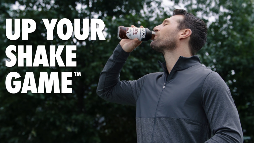 thumbnail video image 3 of Oikos Protein Shake, Shelf Stable, Variety Pack, 30g Protein, 12 fl oz, 12 Count Bottles, 3 of 6