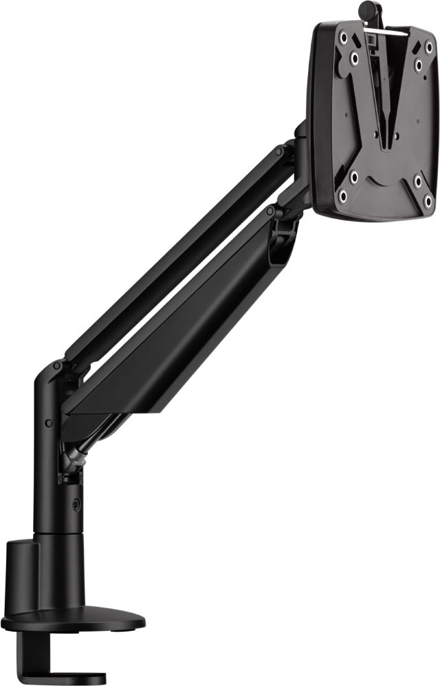 Novus CLU I is designed to enhance comfort by elevating a monitor to its ideal viewing position