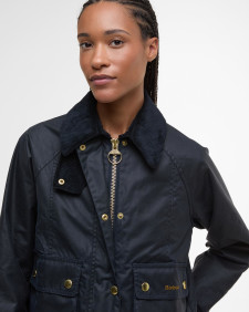 Cropped Beadnell Waxed Jacket 