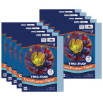 Tru-Ray&reg; Construction Paper, Heavyweight, Sky Blue, 9" x 12", 50 Sheets Per Pack, 10 Packs PAC103016-10