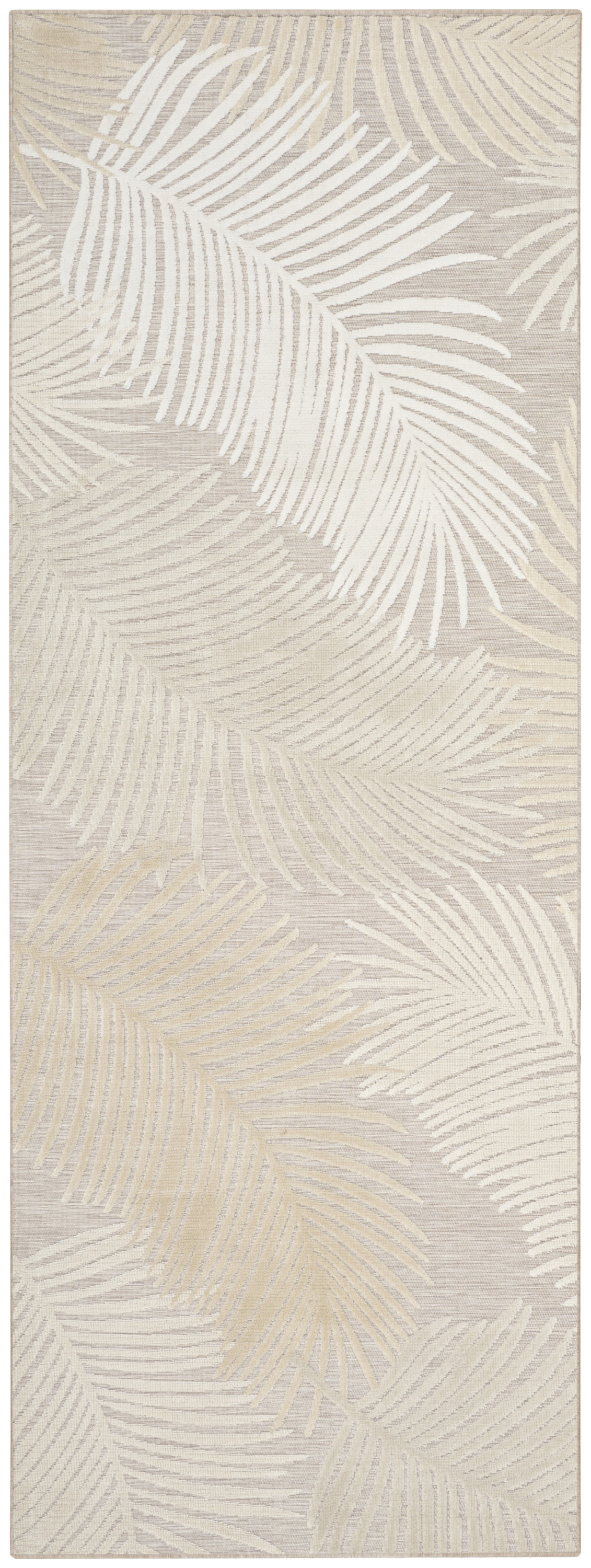 Nourison Suncoast 2' x 6' Beige Tropical Rug