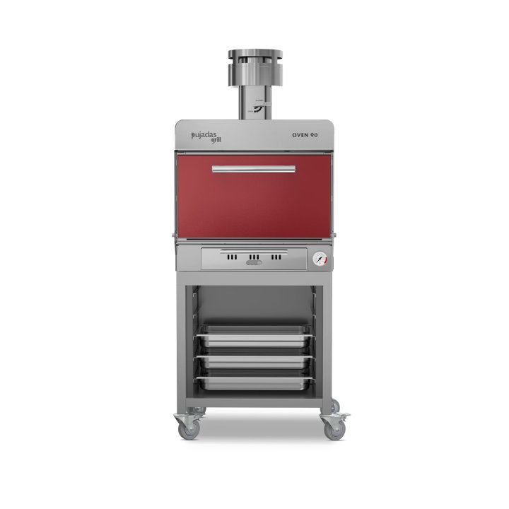 Functional Charcoal Oven 90 Red