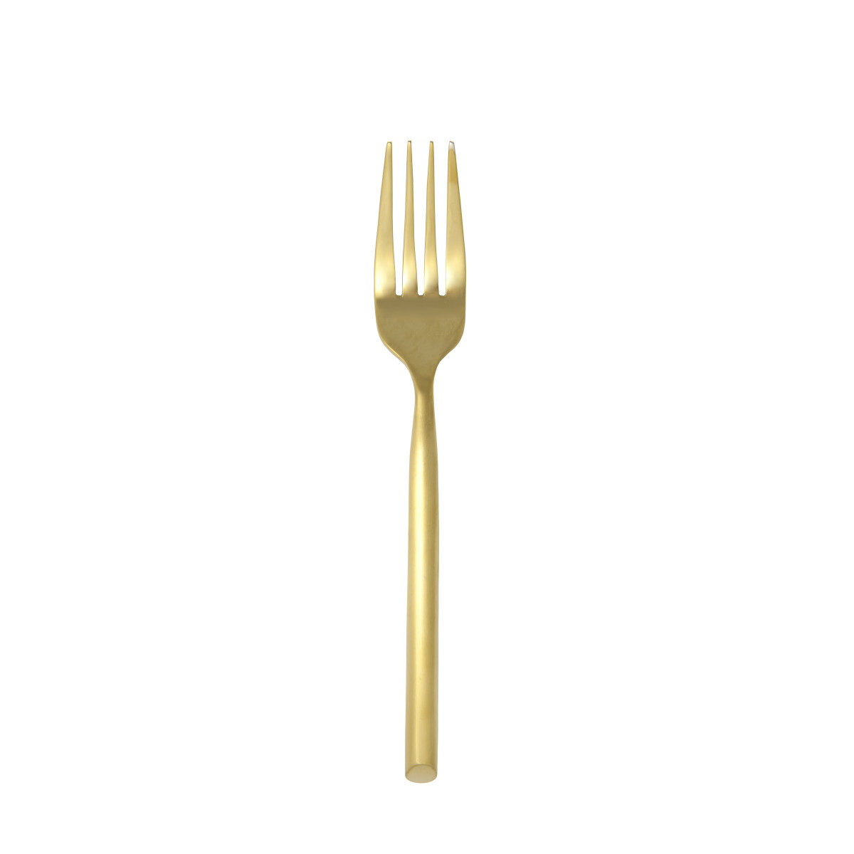 Capri Brushed Gold Table Fork 8"