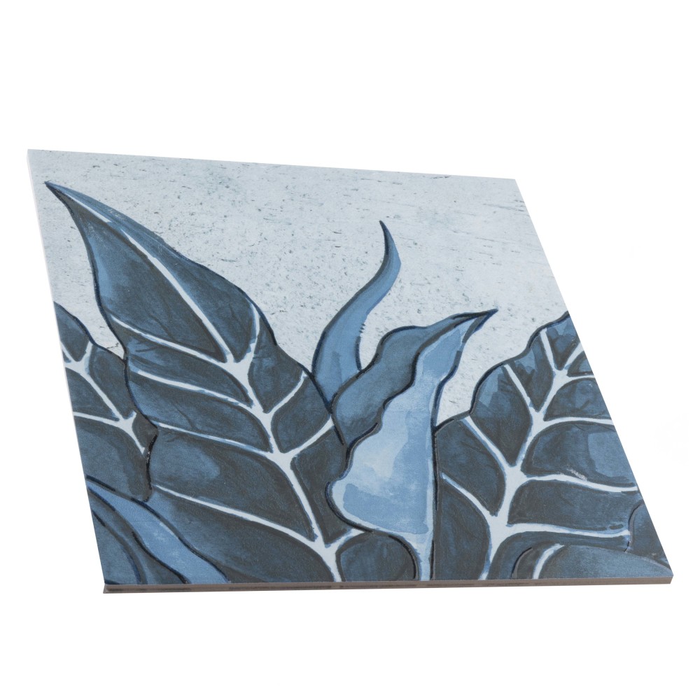 Sample – Nusa Botanic Sapphire Porcelain Floor and Wall Tile