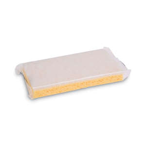 Boardwalk, Light Duty Scrubbing Sponge, Rectangle, 3.6"x6.1", Yellow
