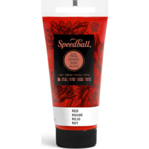 Water-Soluble Block Printing Ink, 1.25 oz, Red