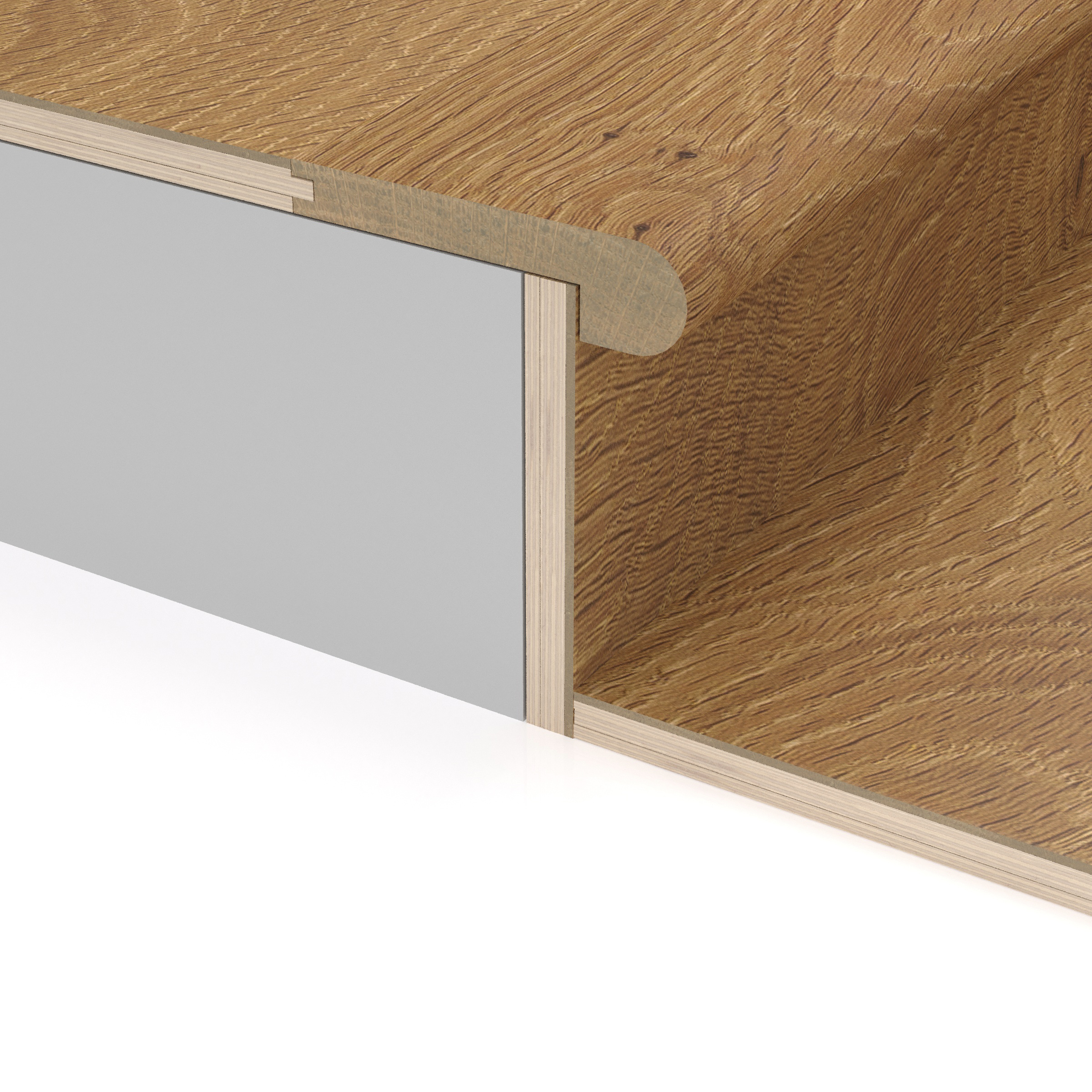 Board and Brix First Press Stair Nosing Flush view 3