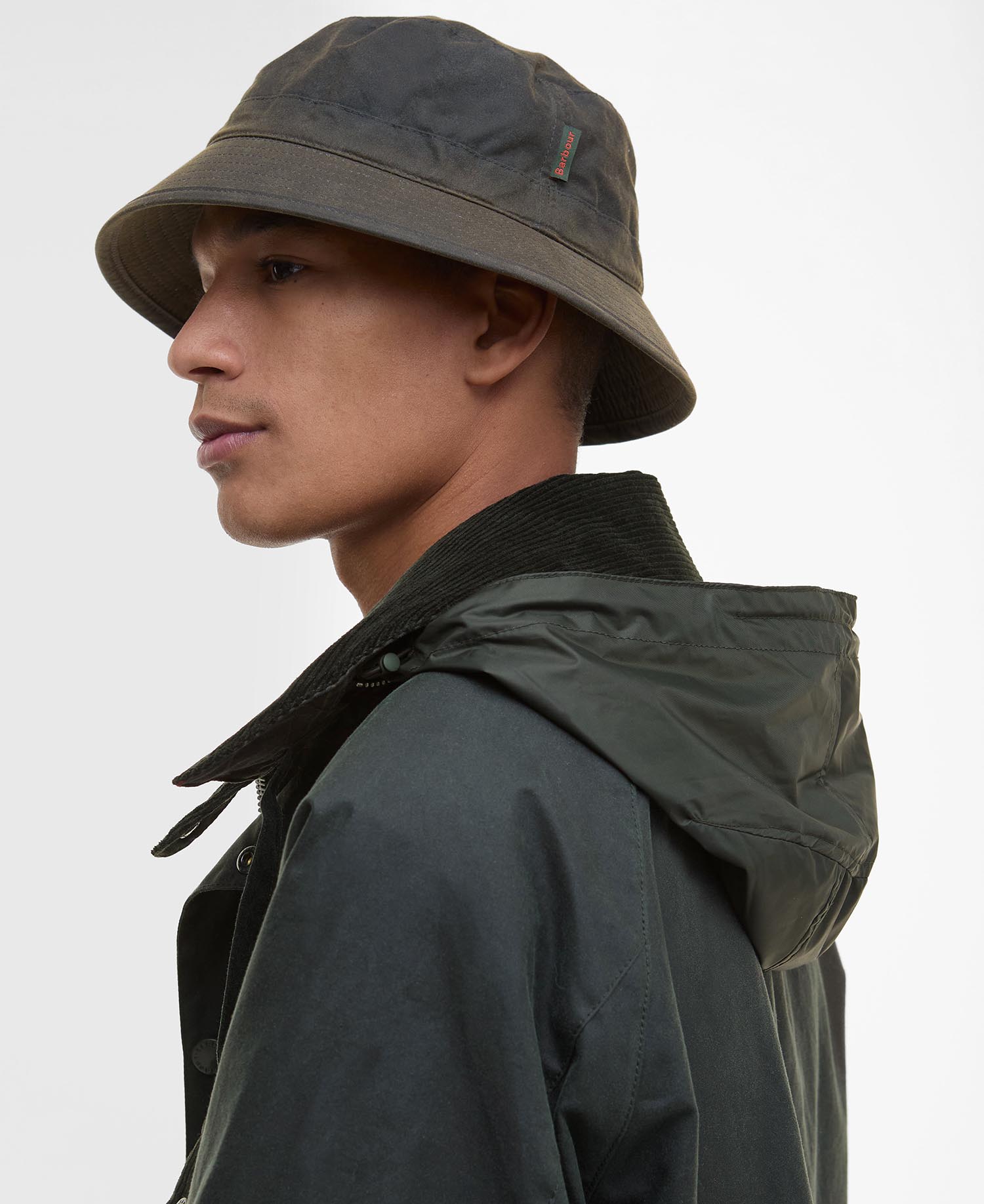 Giacca cerata Bedale oversize Barbour x Crocs image number 3