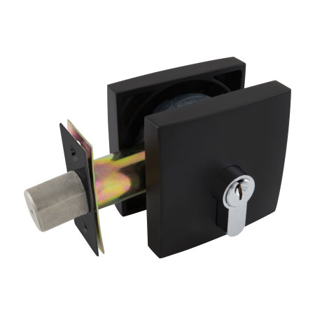 Neue Smooth Square Single Cylinder Deadbolt