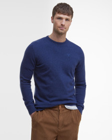 Essential Crew Neck Jumper Deep Blue