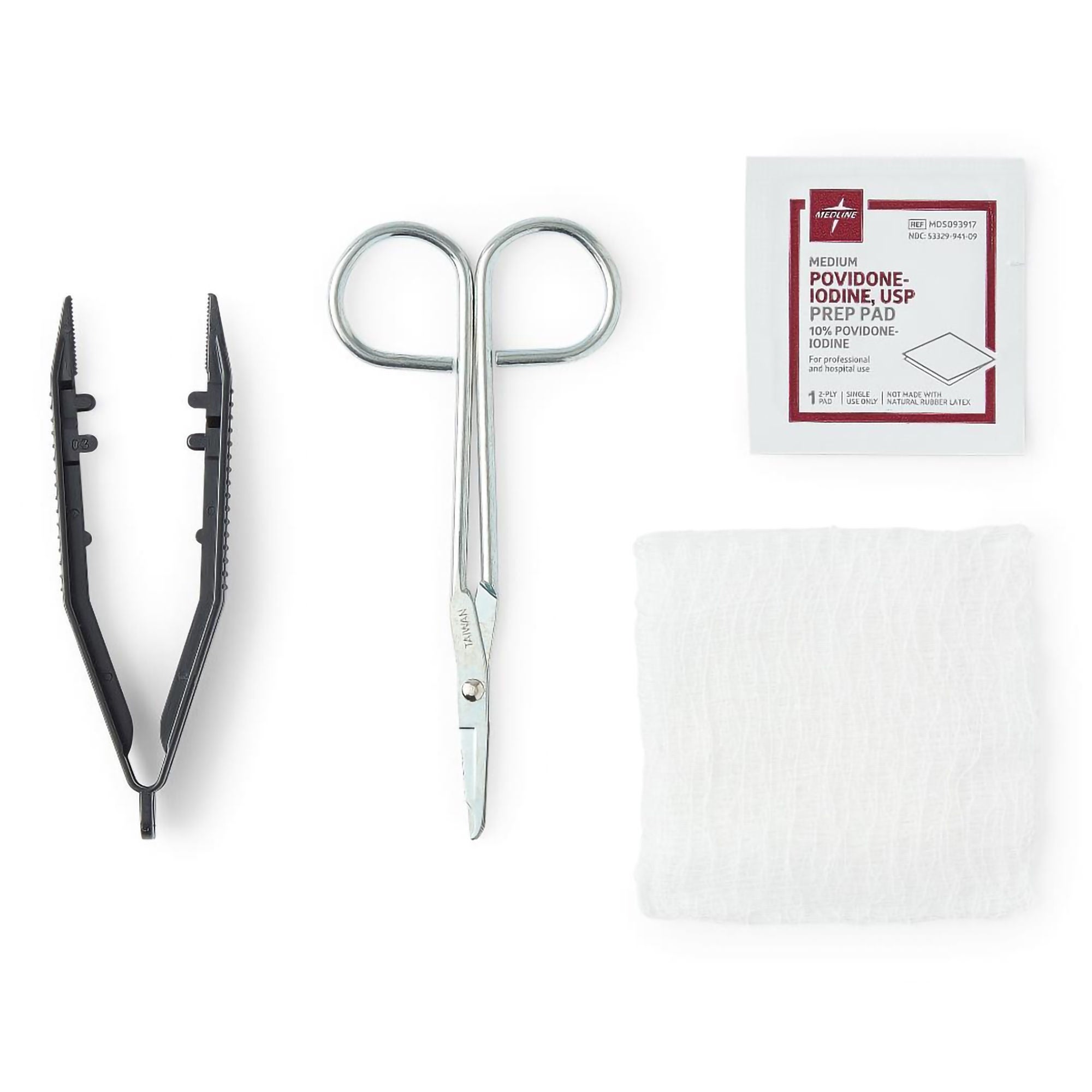Medline SUTURE REMOVL TRAY, W/GAUZE (50/CS)