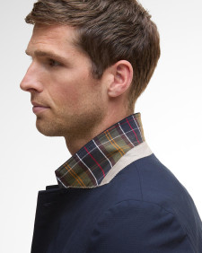 Seersucker Blazer Classic Navy
