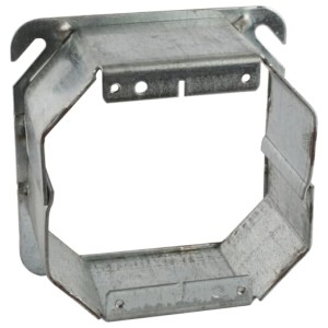 ABB (THOMAS AND BETTS)-52 C 54 2-STEEL CITY&AMP;#174; 4 IN. SQUARE BOX COVER, TILE WALL USE, STEEL, 2-DEVICE, 2 IN. RAISED