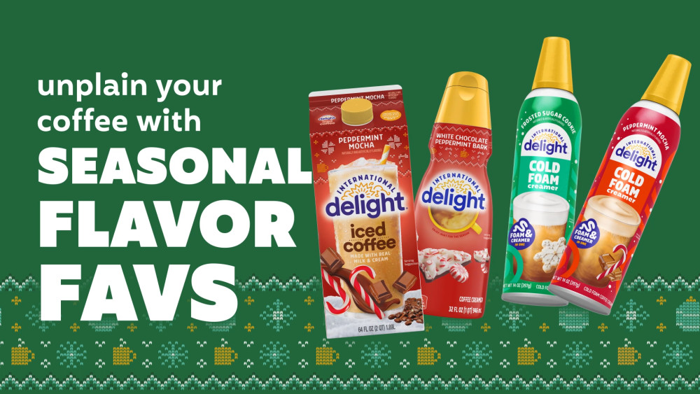 thumbnail video image 2 of International Delight Frosted Sugar Cookie Coffee Creamer Bottle, 32 fl oz, 2 of 15