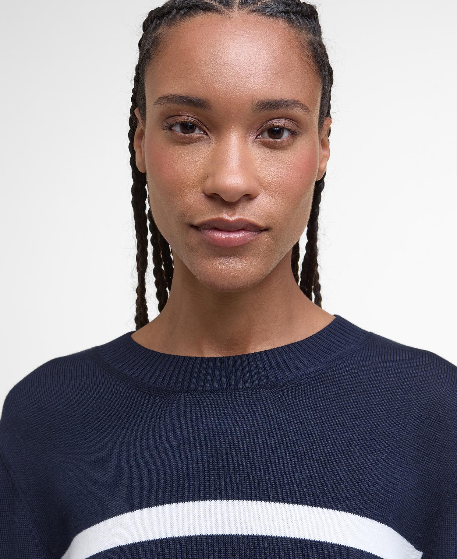 Demi Striped Crew Neck Jumper image number 3