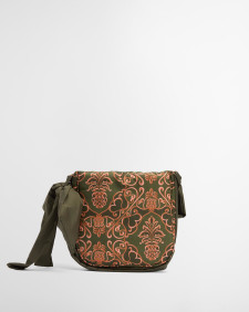Barbour FARM Rio Ana Clara Bow Bag Royal Pineapple Print