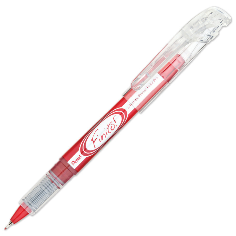 FINITO!® Porous Point Pen, Extra Fine Point, Red