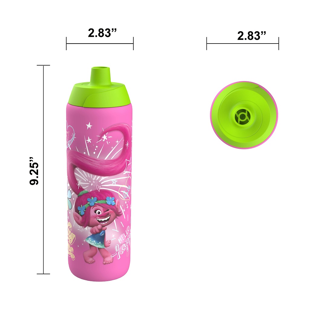 Trolls Movie Kid’s Water Bottle and Sandwich Container Lunch Set, Poppy and Friends, 2-piece set slideshow image 6 Trolls Movie Kid’s Water Bottle and Sandwich Container Lunch Set, Poppy and Friends, 2-piece set slideshow image 6