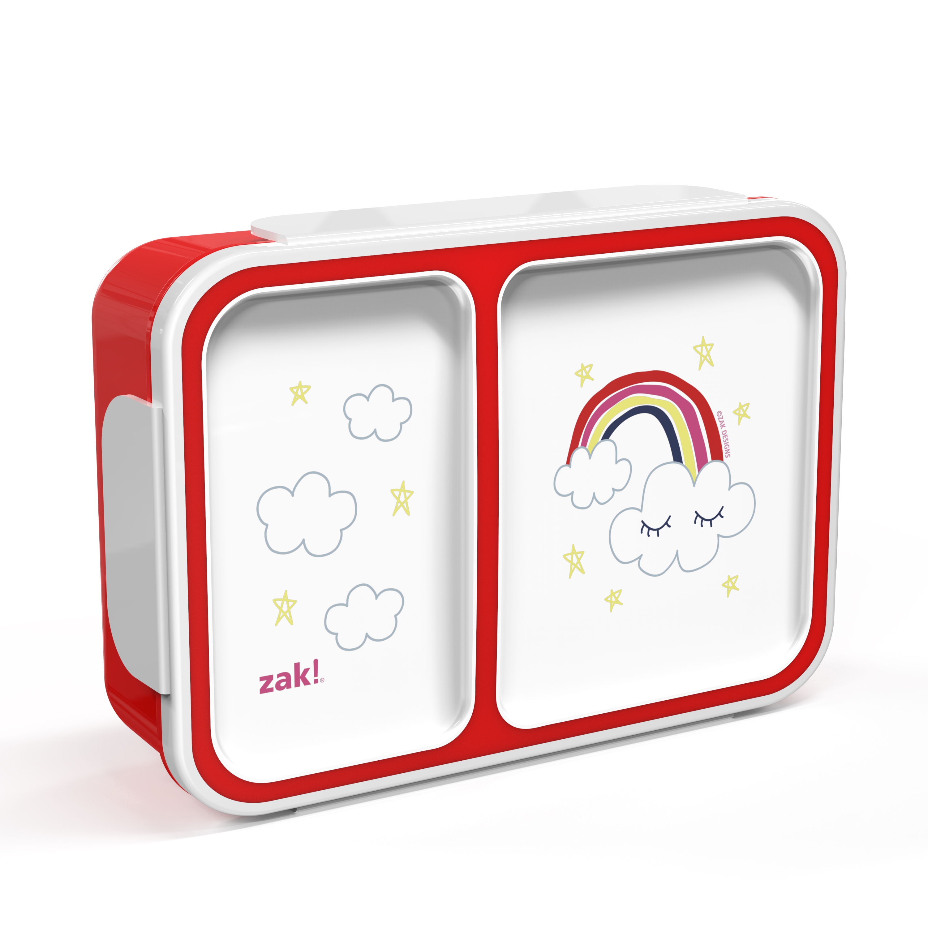 Happy Things Dual-compartment Reusable Bento Box, Clouds slideshow image 4 Happy Things Dual-compartment Reusable Bento Box, Clouds slideshow image 4