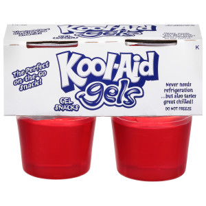 KOOL-AID Strawberry Gels, 3.5 oz. Cups (4/12 Count) image